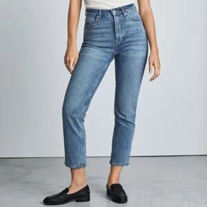 Everlane Original Cheeky Crop High Rise Blue Women's Jeans